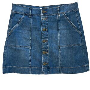 Ann Taylor Loft denim skirt 8